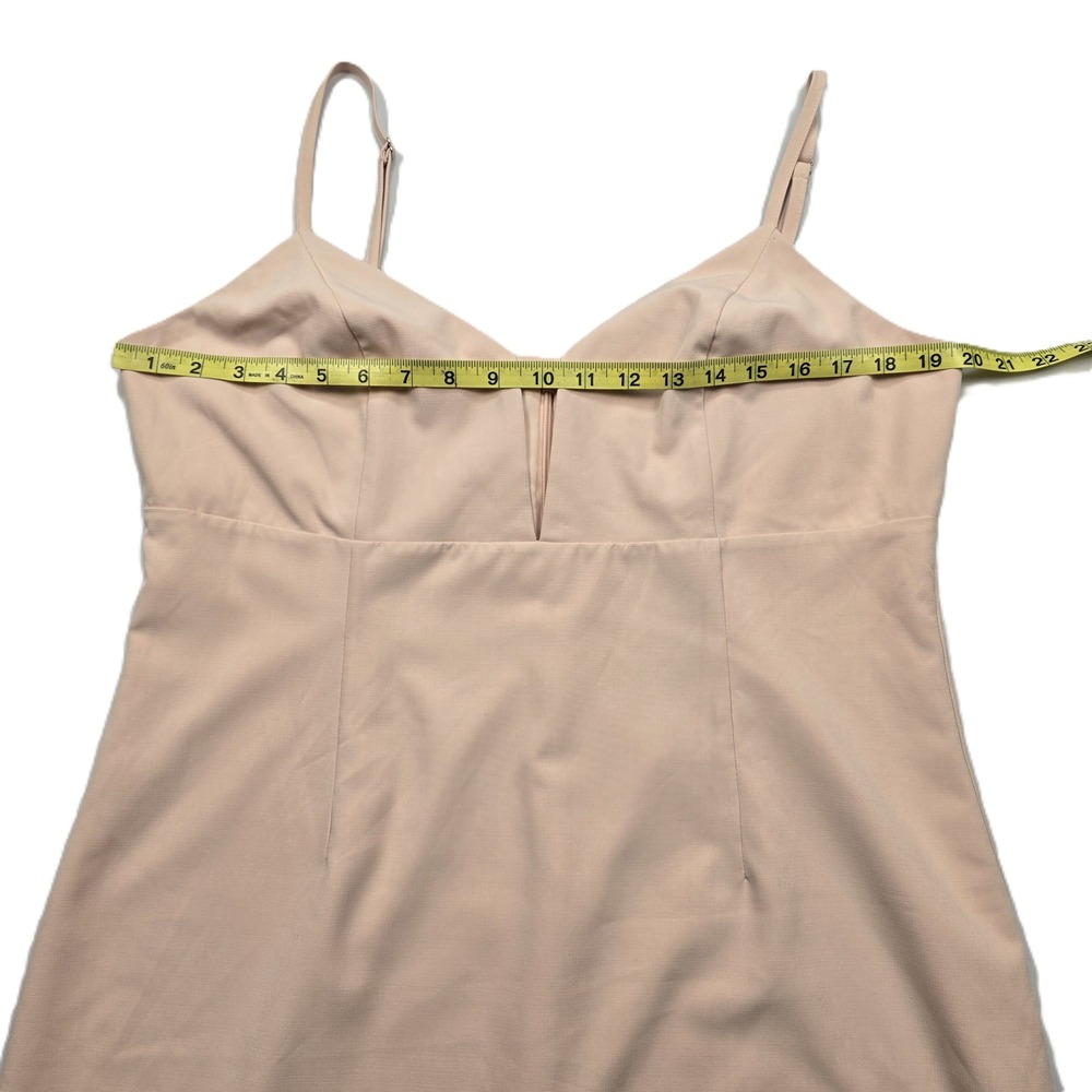Lulus Women's Sultry Moments Blush Pink V-Neck Sleeveless Mini Dress Size XL - Picture 7 of 10